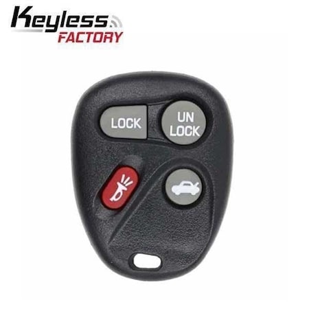 KeylessFactory1997-2000 / 4-Buttom Replacement Remote / PN10246215 / ABO0204T